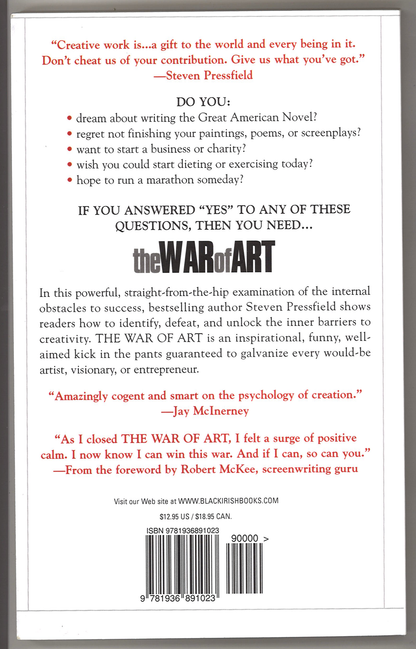 The War of Art: Break Through the Blocks and Win Your Inner Creative Battles