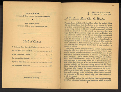 The Case of The Untidy Murder (Mr. & Mrs. North Mystery) 1950