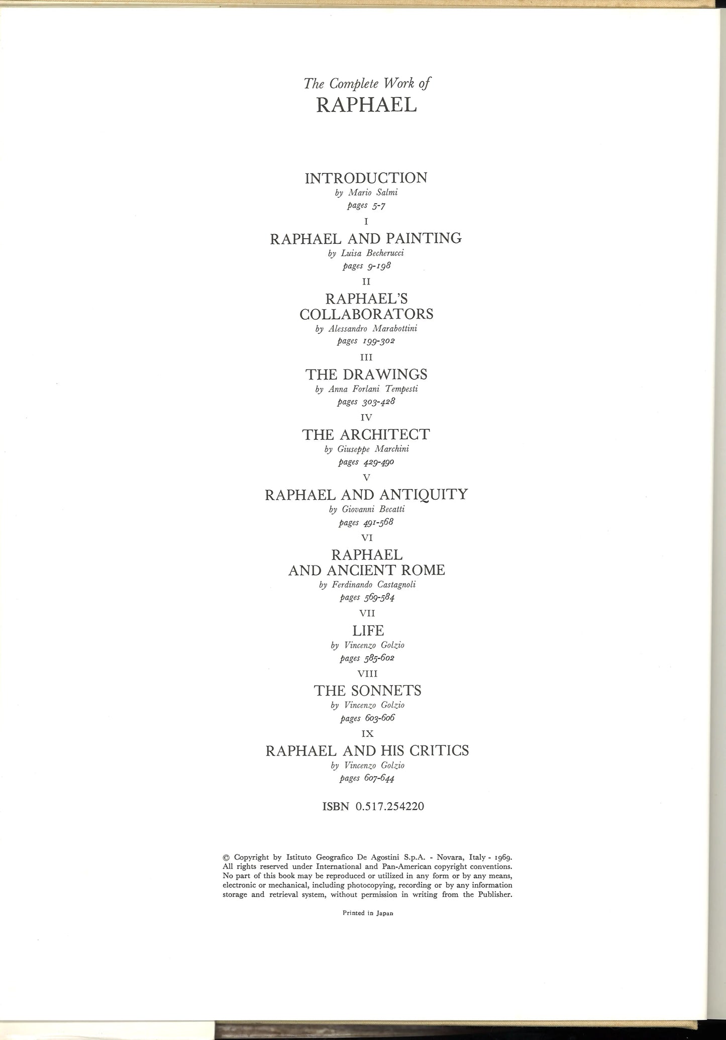 The Complete Work of Raphael: An Artabras Book