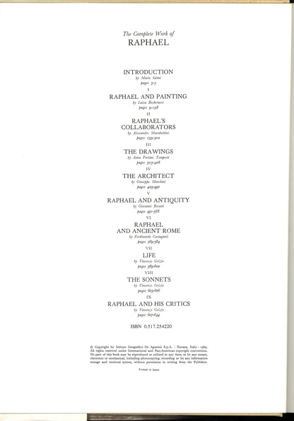 The Complete Work of Raphael: An Artabras Book