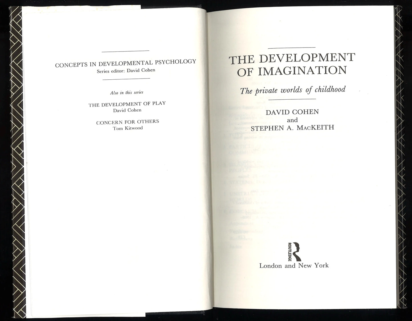 The Development of Imagination: The Private Worlds of Childhood