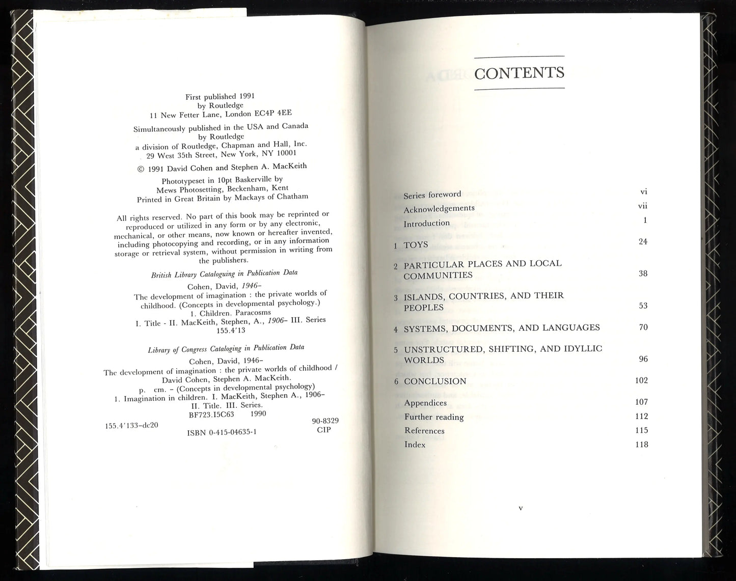 The Development of Imagination: The Private Worlds of Childhood