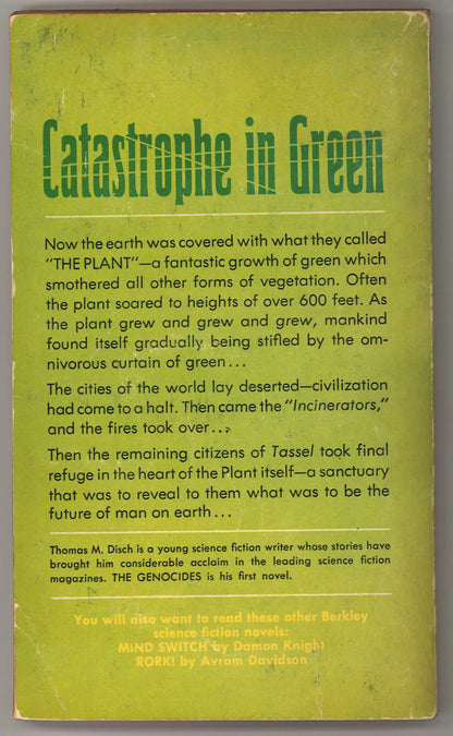 The Genocides: A Science Fiction Novel - 1965 First Edition