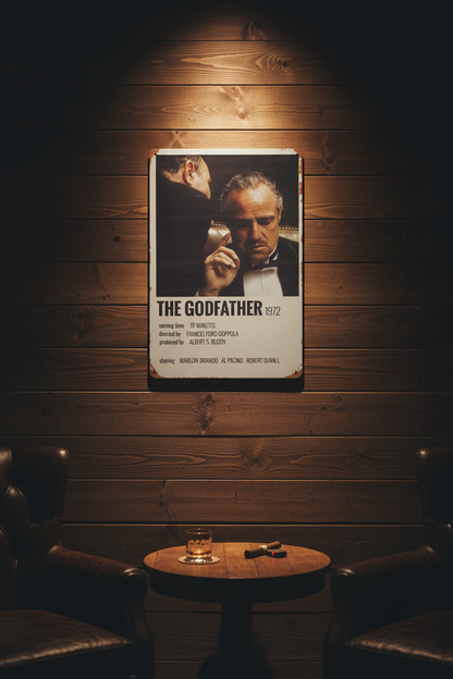 The Godfather 1972 - Metal Sign