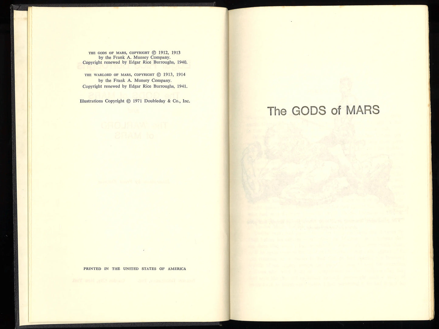 The Gods of Mars & The Warlord of Mars