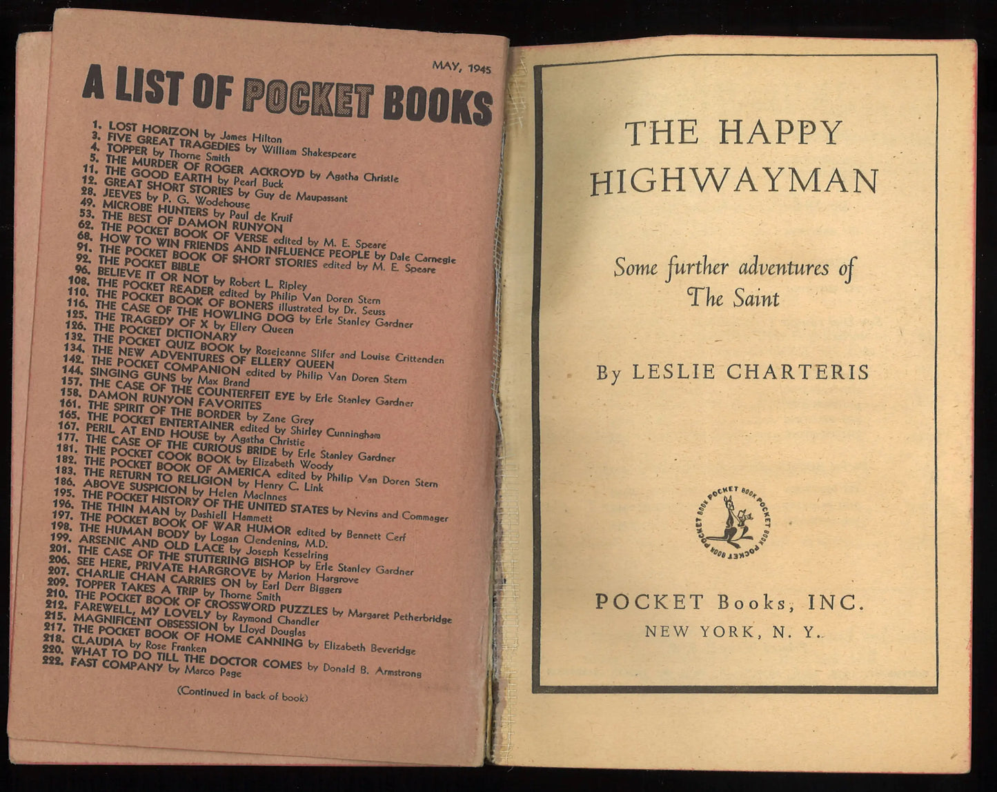 The Happy Highwayman: Some Further Adventures of The Saint (1945)