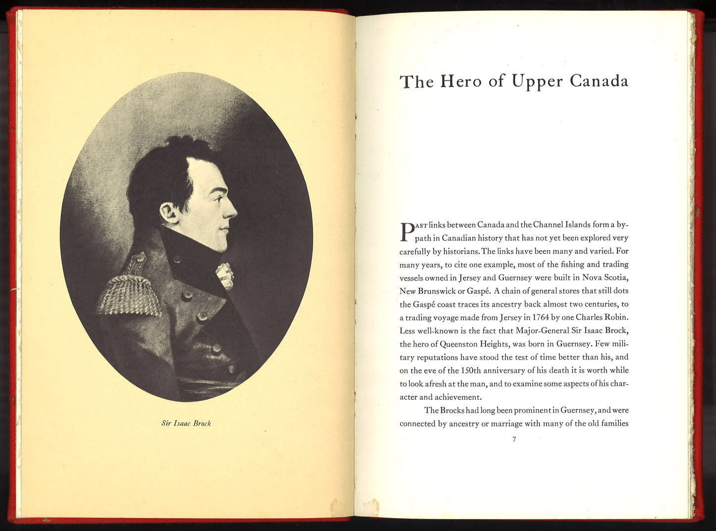 The Hero of Upper Canada  First Edition 1962