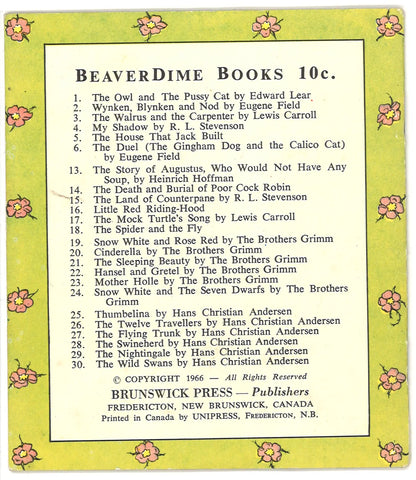 The Sleeping Beauty - BeaverDime Books No. 21 (1966)