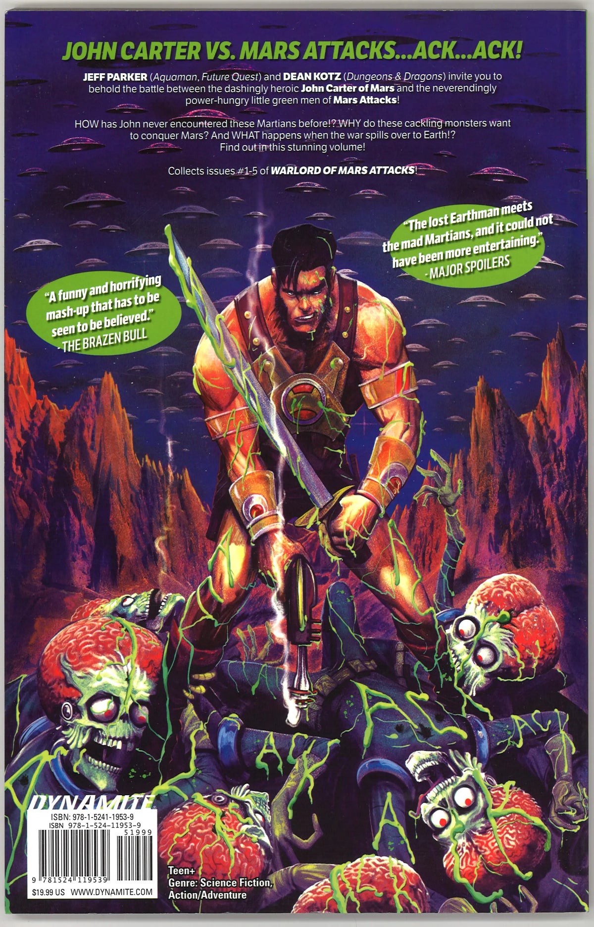 Warlord of Mars Attacks  – 2022 First Printing Trade Paperback