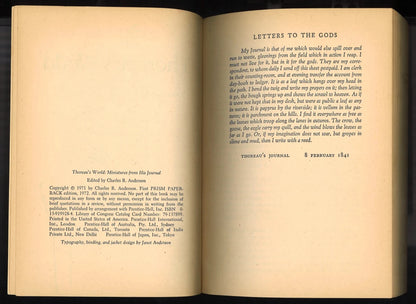 Thoreau's World: Miniatures from His Journal - The Bookstore