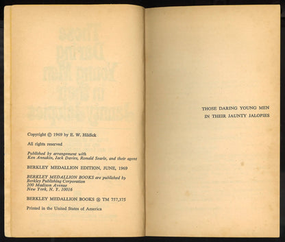 Those Daring Young Men In Their Jaunty Jalopies - The Bookstore