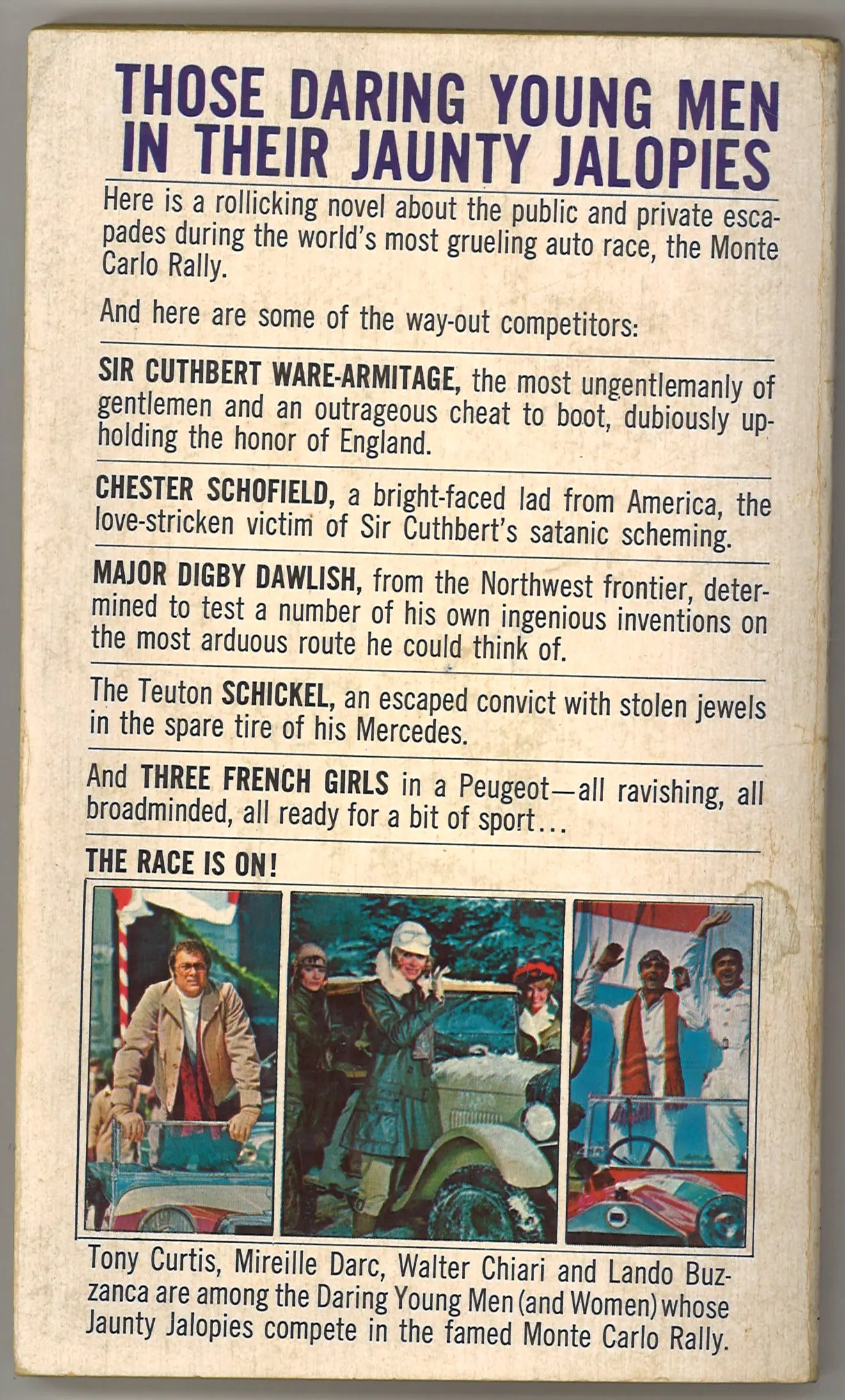 Those Daring Young Men In Their Jaunty Jalopies