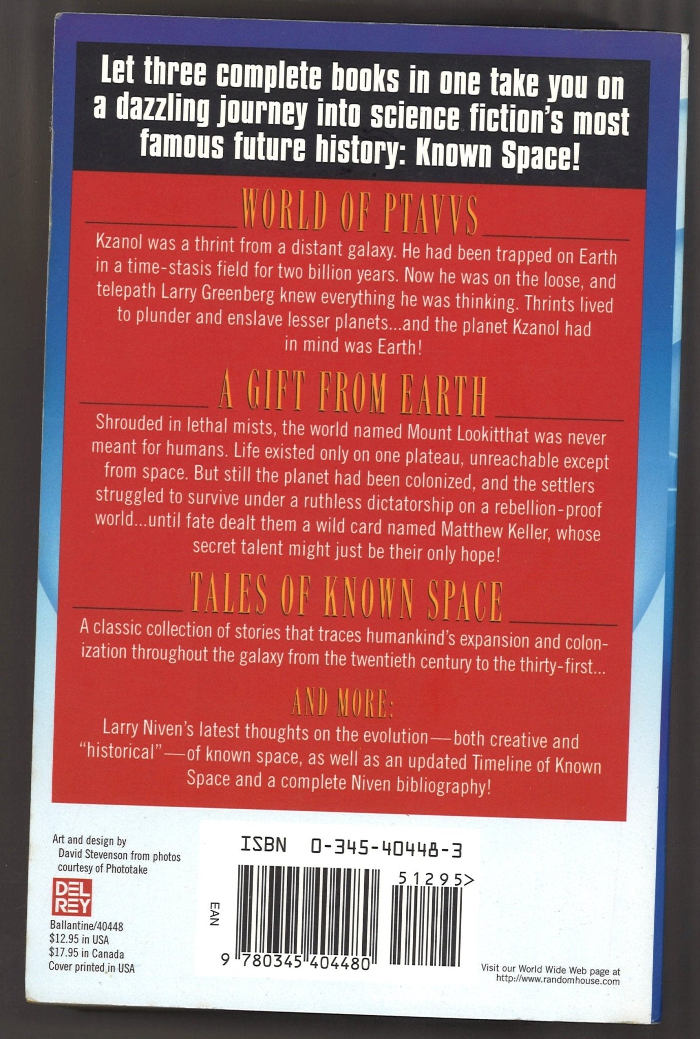 Three Books of Known Space - The Bookstore