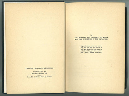 Through The Russian Revolution - The Bookstore
