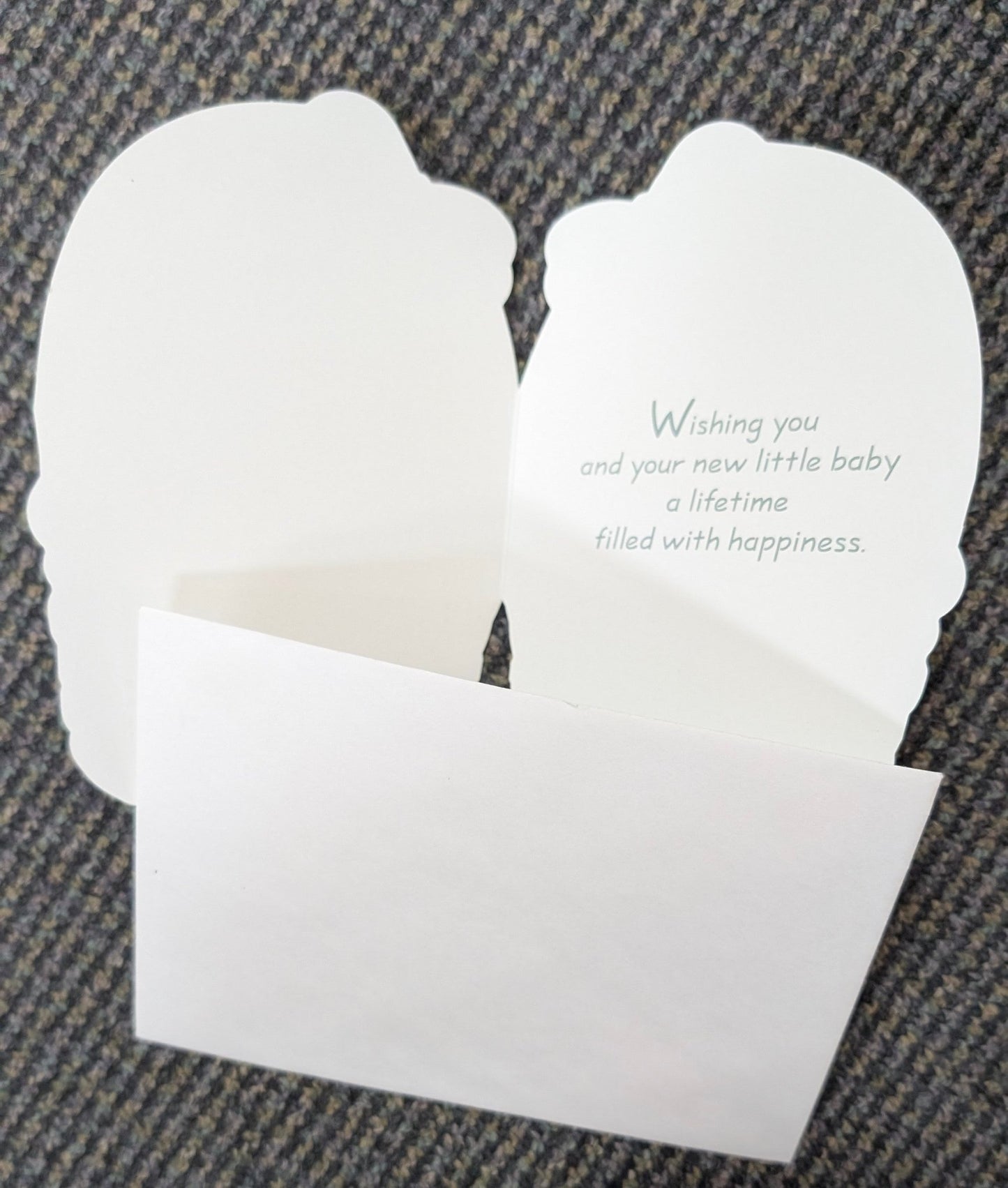 To Welcome Your New Baby — Straw Basket Greeting Card - The Bookstore