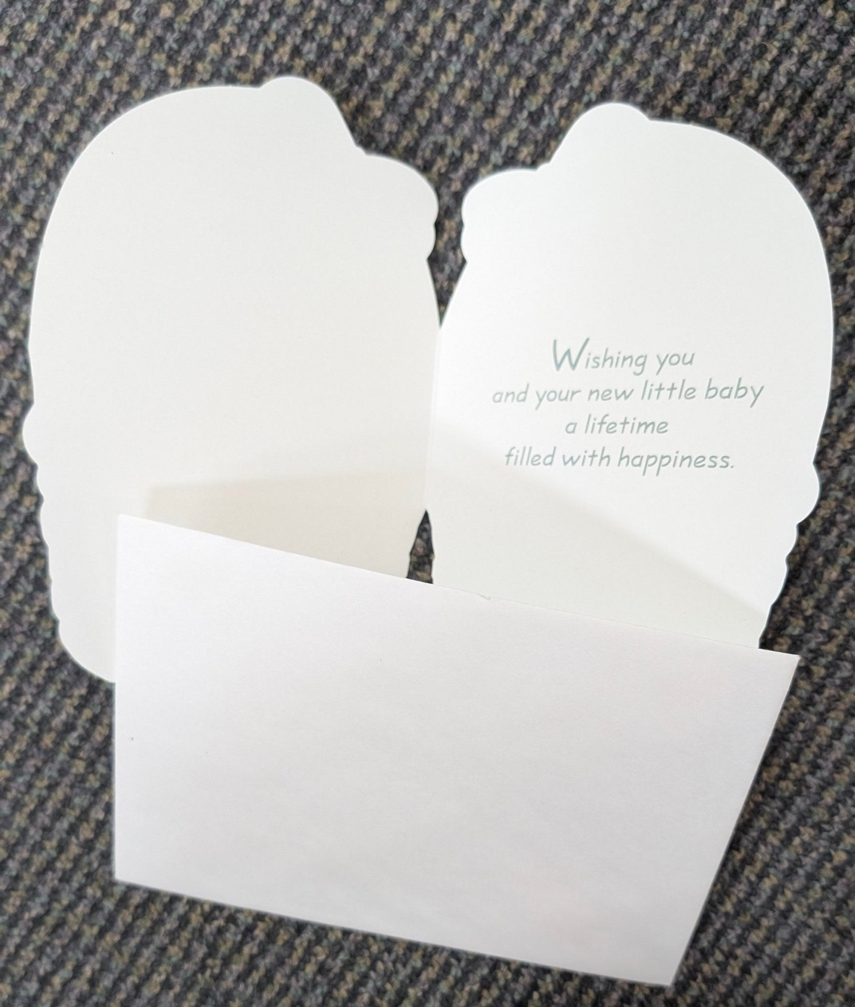 To Welcome Your New Baby — Straw Basket Greeting Card - The Bookstore