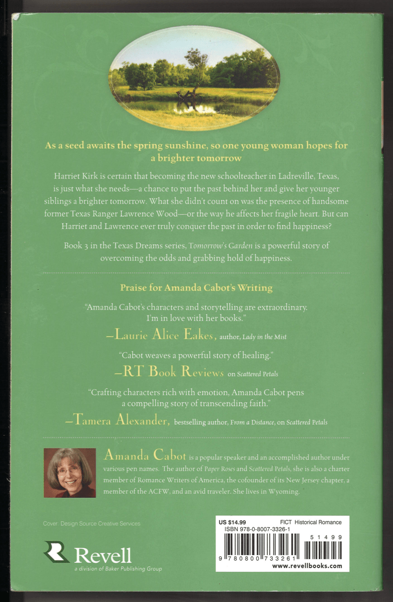 Tomorrow's Garden: A Novel (Texas Dreams, Book 3) - The Bookstore