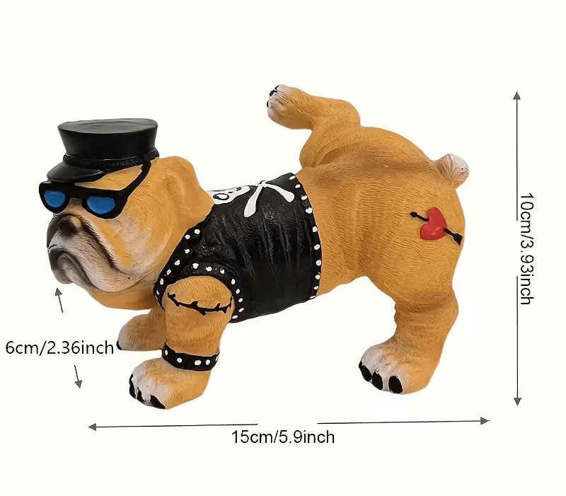 Tough Bull Dog Figurine - The Bookstore