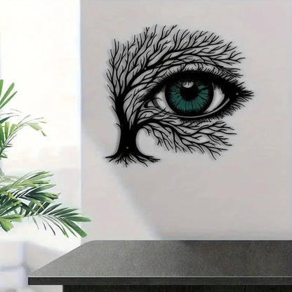 Tree of Life Eye Metal Wall Art - The Bookstore