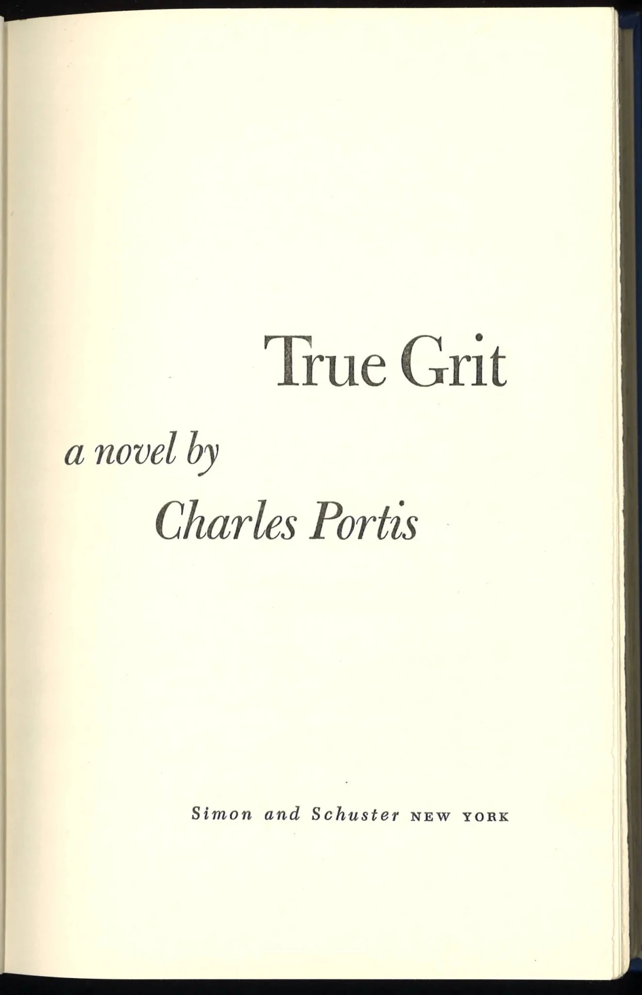 True Grit - The Bookstore