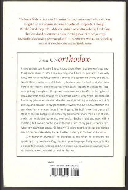 Unorthodox: The Scandalous Rejection of My Hasidic Roots - The Bookstore