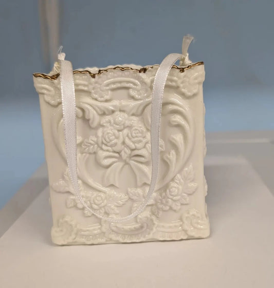 Vintage Decorative Porcelain Bag-Shaped Vase - The Bookstore