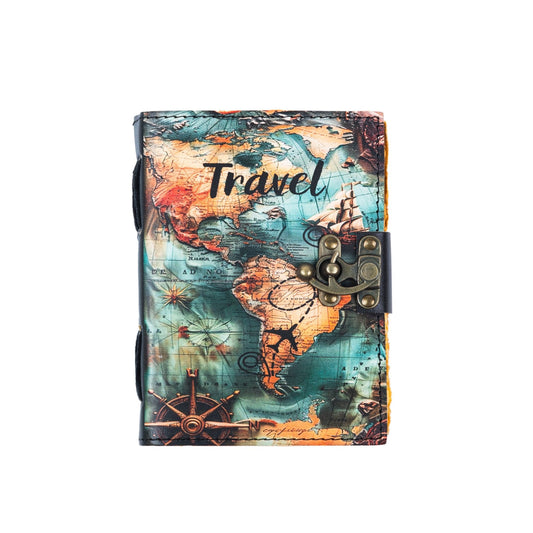 Vintage Leather Journal for Travel Lovers R K Handicrafts and Exporters