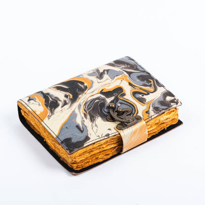 Vintage Leather Journal Marble Print R K Handicrafts and Exporters