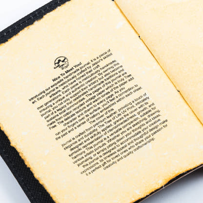 Vintage Leather Journal "Never Give Up On Your Dreams" R K Handicrafts and Exporters
