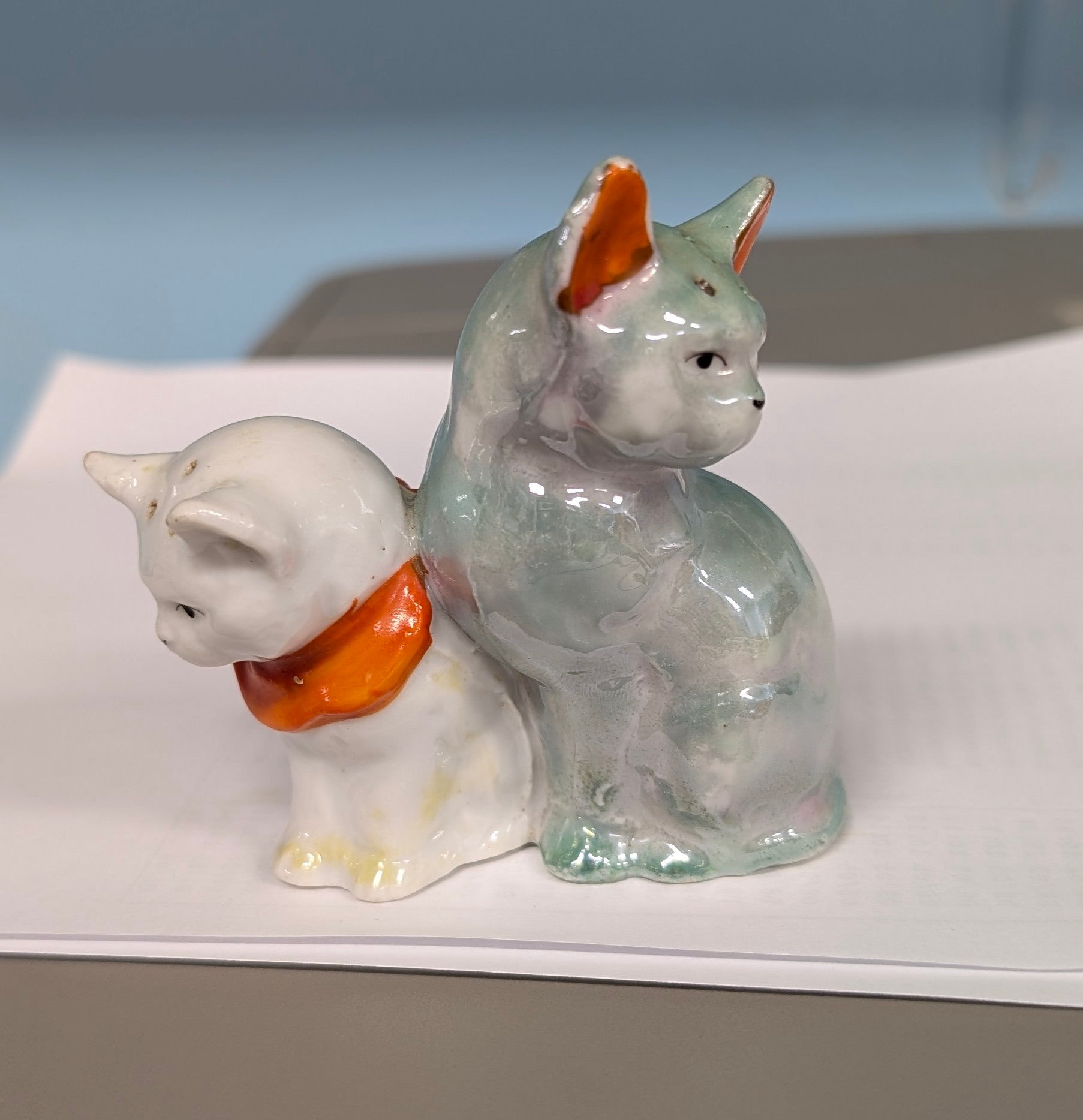 Vintage Salt and Pepper Shaker: Conjoined Cats - The Bookstore