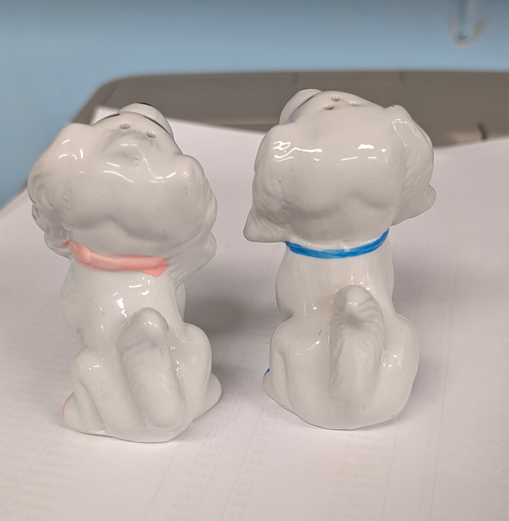 Vintage Salt and Pepper Shakers: Boy and Girl Dogs - The Bookstore