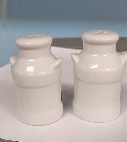 Vintage Salt and Pepper Shakers: Ceramic Milk Cans - The Bookstore