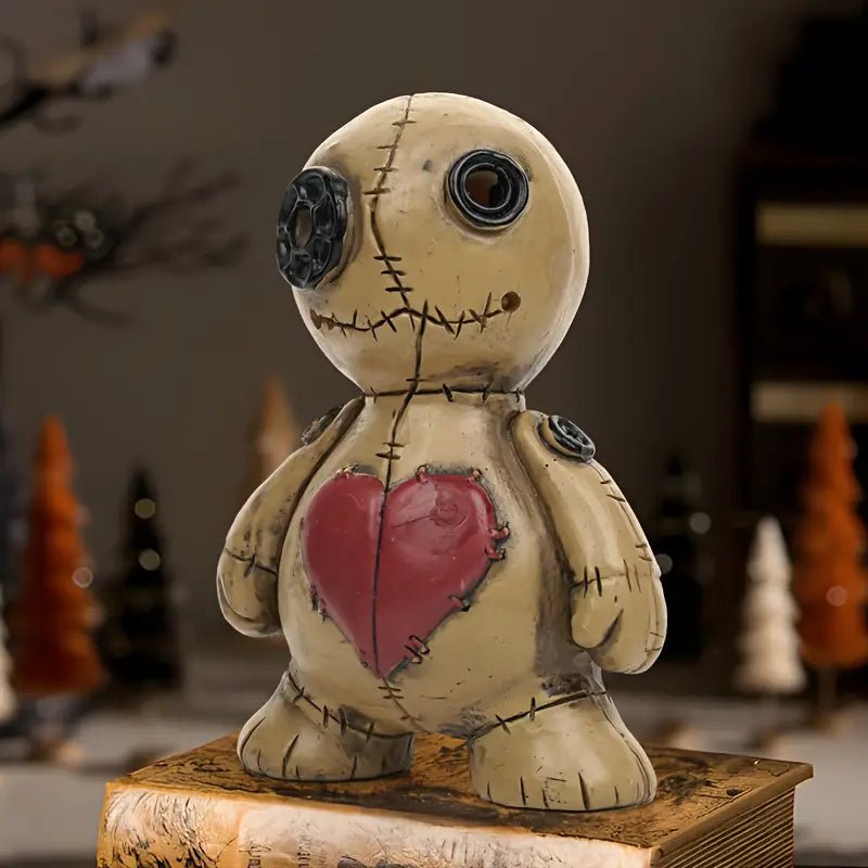 Voodoo Doll with Heart Backflow Incense Burner - The Bookstore