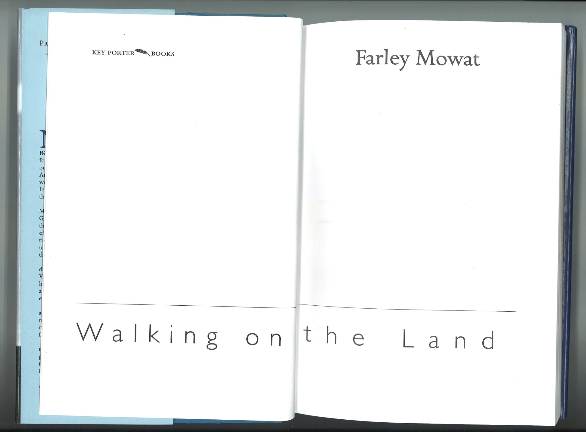 Walking on the land - The Bookstore