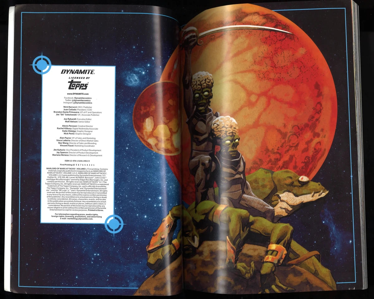 Warlord of Mars Attacks – 2022 First Printing Trade Paperback - The Bookstore