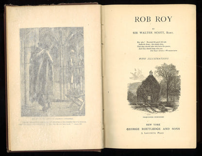 The Waverley Novels – Kenilworth Edition: Rob Roy and Old Mortality (1890)