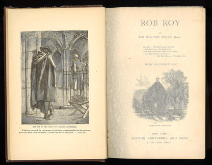 The Waverley Novels – Kenilworth Edition: Rob Roy and Old Mortality (1890)