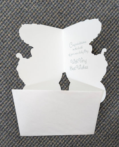 Welcome Baby Greeting Card - “A Lovely Little Boy” - The Bookstore