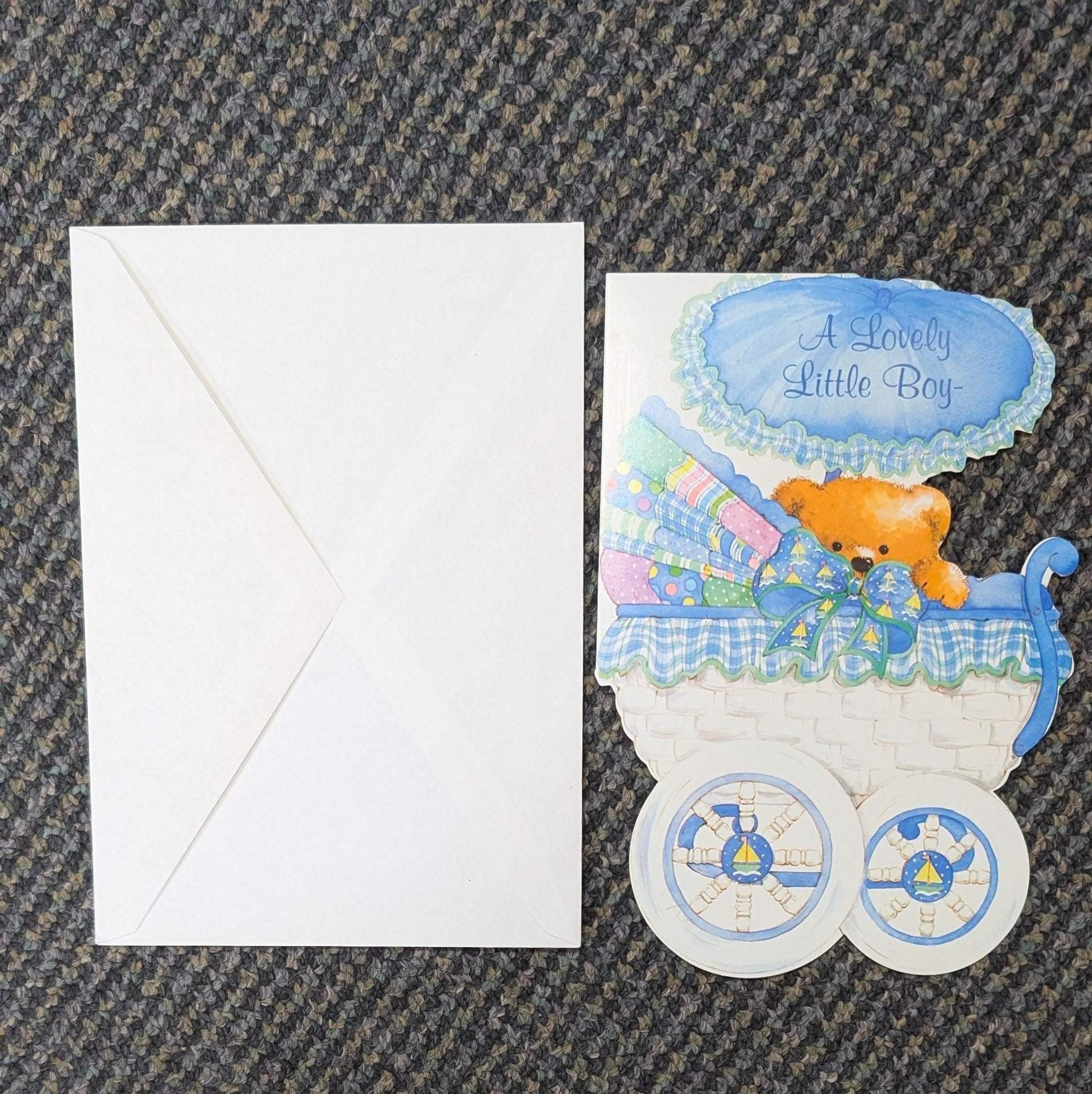 Welcome Baby Greeting Card - “A Lovely Little Boy” - The Bookstore