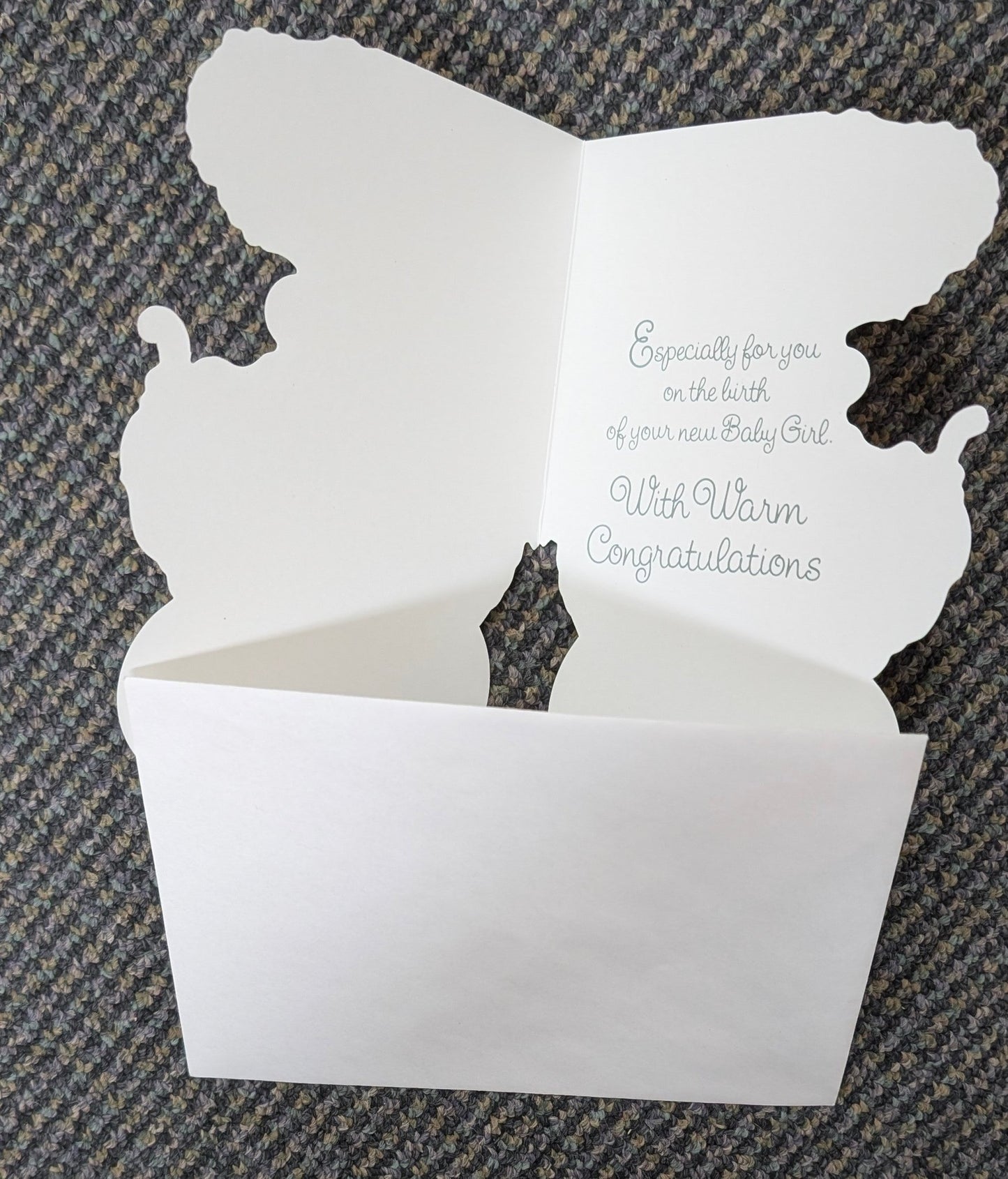 Welcome Baby Greeting Card - “A Lovely Little Girl” - The Bookstore