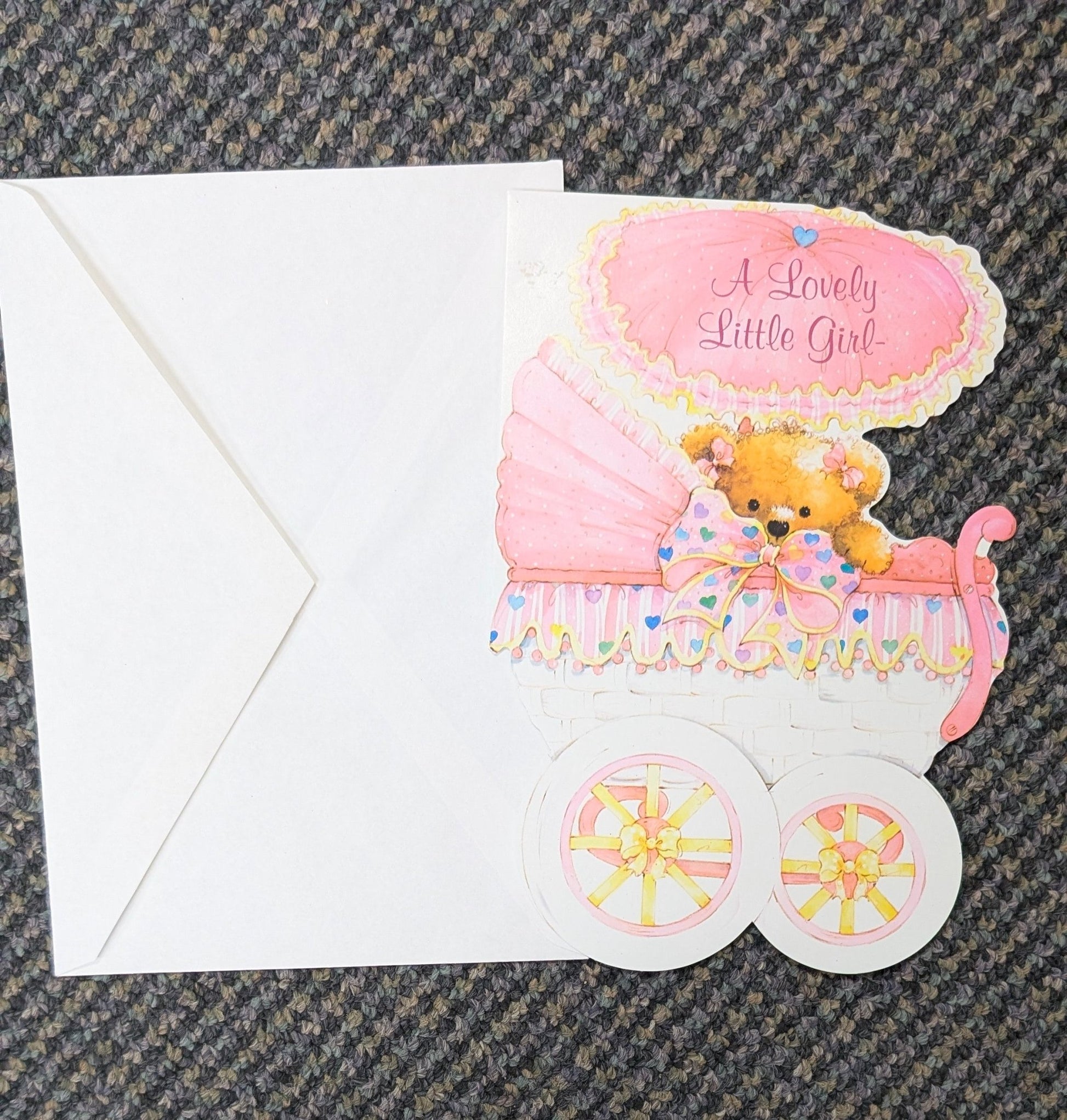 Welcome Baby Greeting Card - “A Lovely Little Girl” - The Bookstore