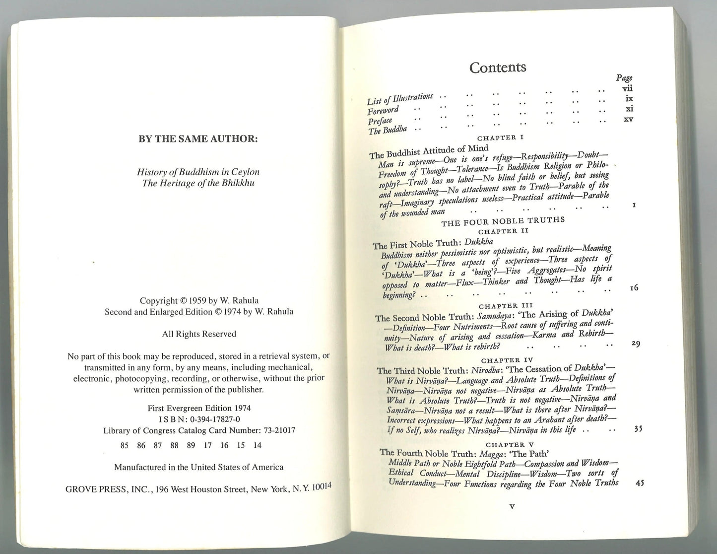What The Buddha Taught Walpola Rahula