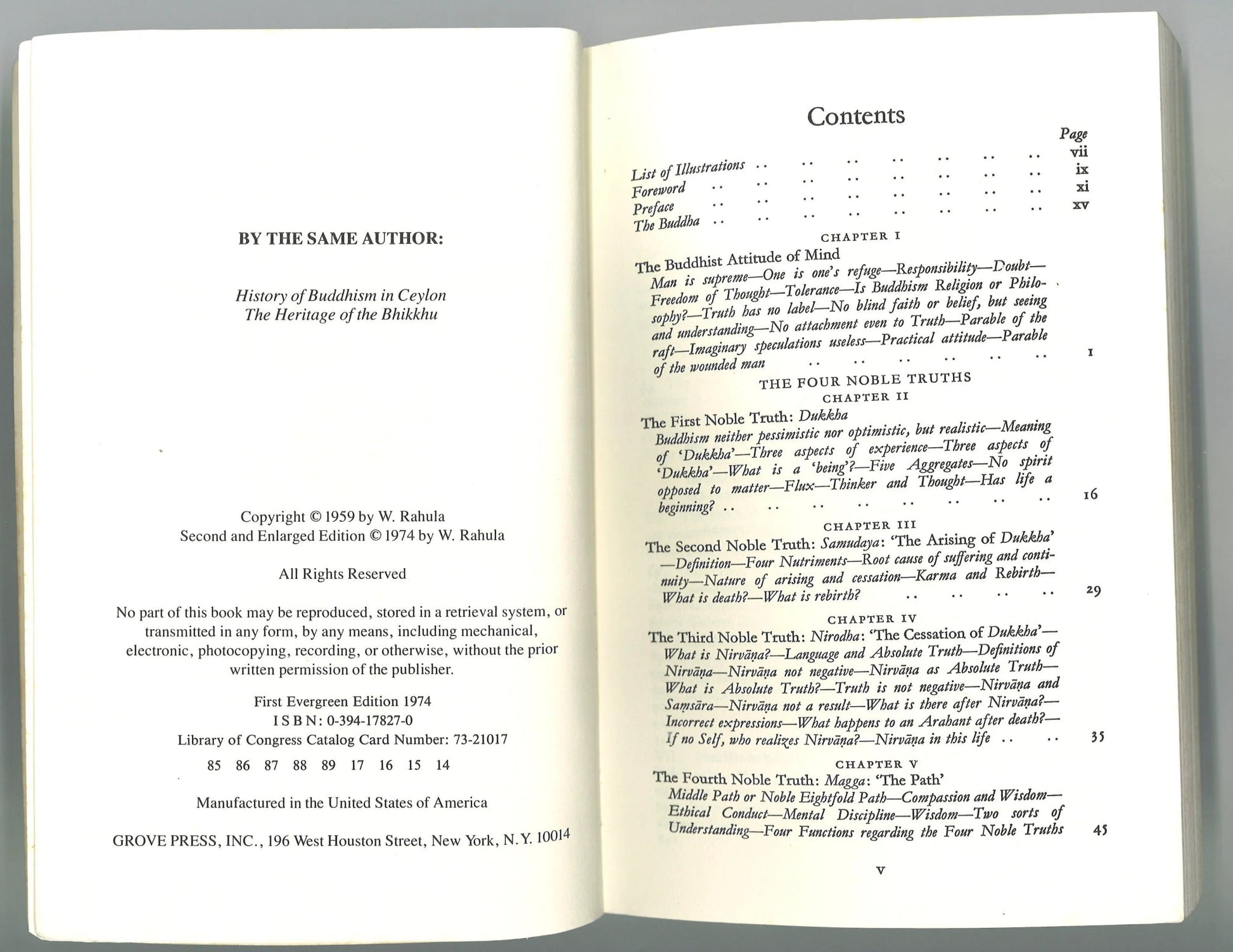 What The Buddha Taught Walpola Rahula