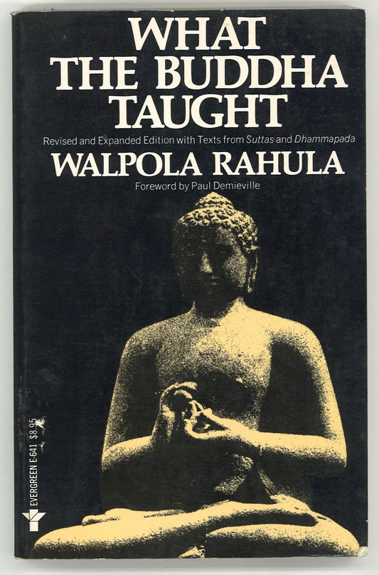 What The Buddha Taught Walpola Rahula