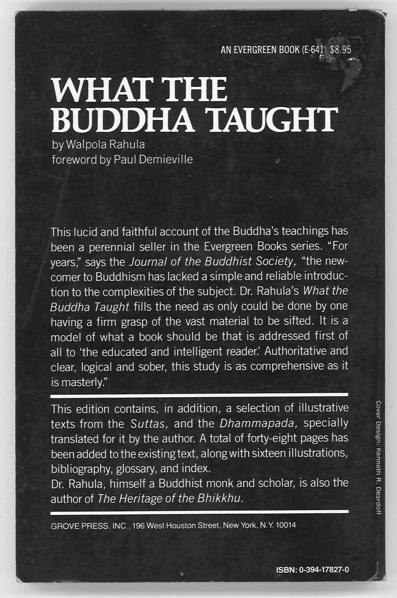 What The Buddha Taught Walpola Rahula