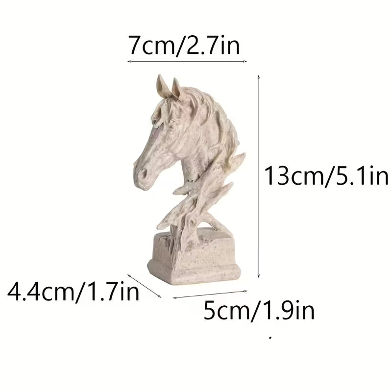 Mini Horse Head Sculpture
