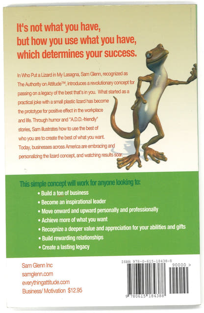 Who Put a Lizard in My Lasagna? - The Bookstore