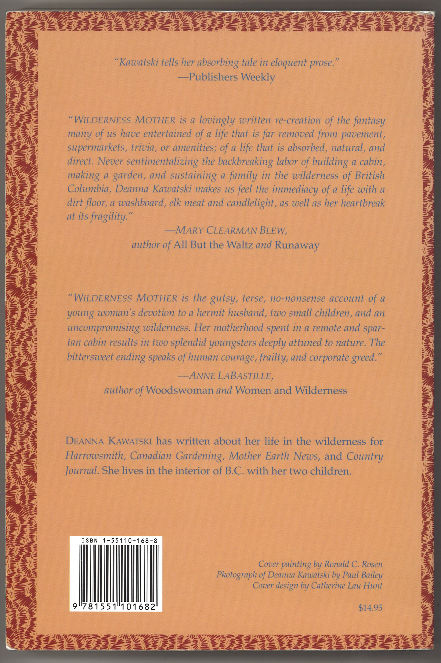 Wilderness Mother: The Chronicle of a Modern Pioneer