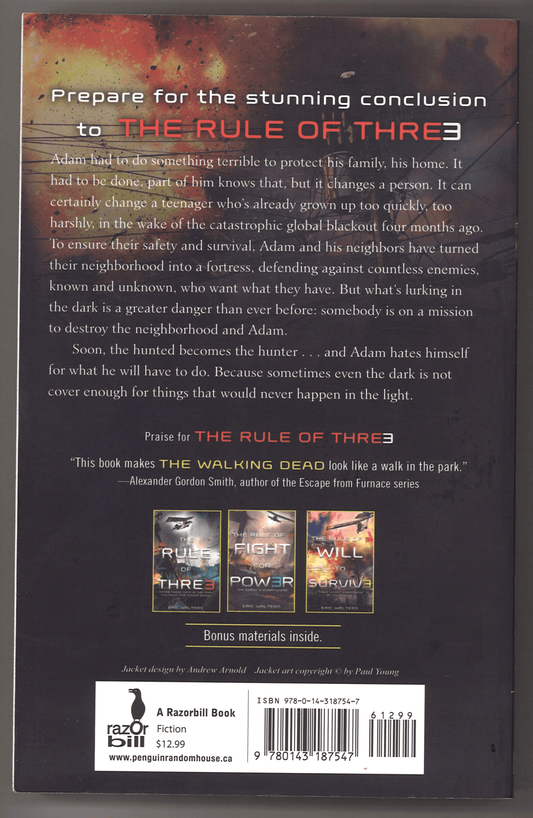 Will to Survive (Rule of Three, 3) - The Bookstore