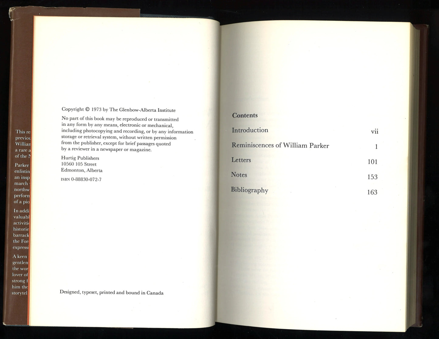 William Parker: Mounted Policeman - The Bookstore